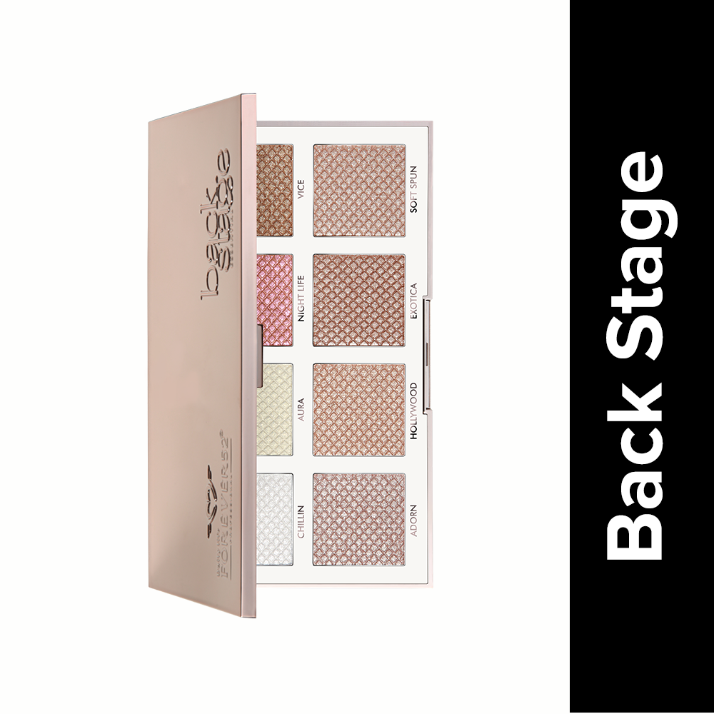 Backstage Essential 8 Color Highlight Palette - BKS002