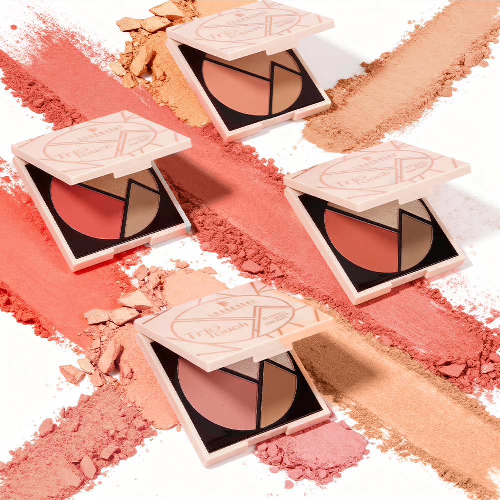 Character Trio Touch Bronze Blush-Highlight Palette