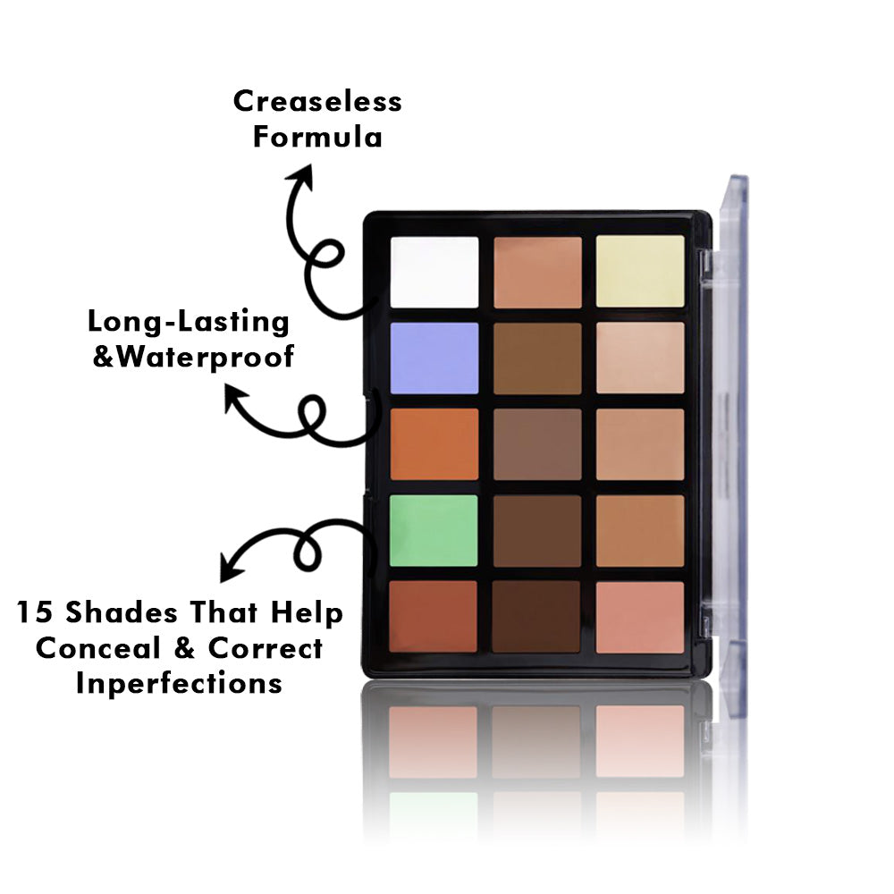 Character 15 Color Face Define Palette - DDC001