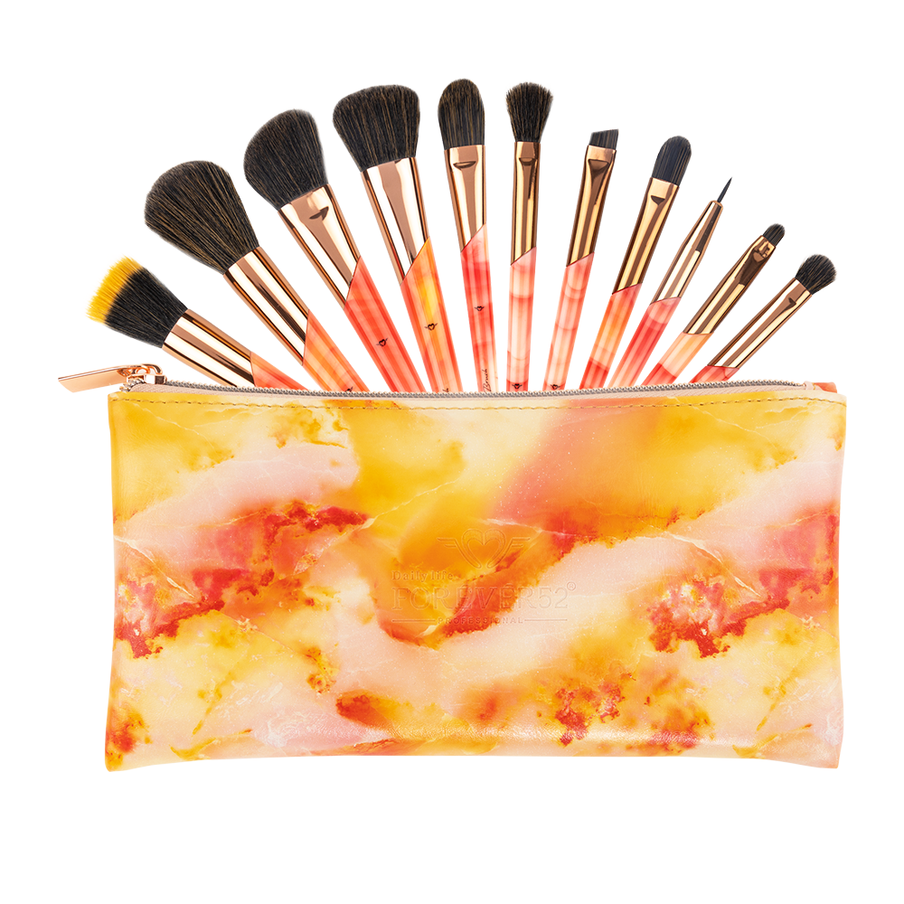 Professional Artist Coral 11 Pieces Brush Set - XZ011